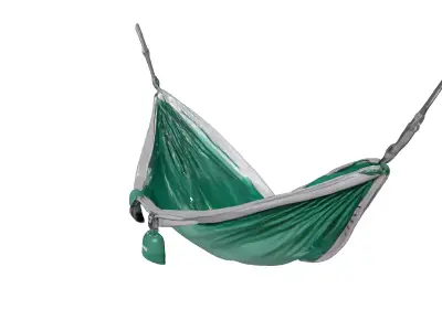 Portable Camping Hammock with Pouch 3D model