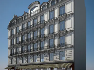 Old Building XIX 3D model