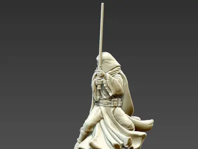 Light side Guardian - 35mm scale 3D print model