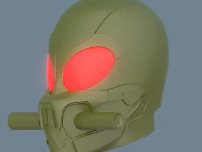 Metal Gear Solid 2 Raiden Scuba Mask for Cosplay 3D print model