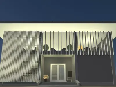 Cafe 25T01 3D model