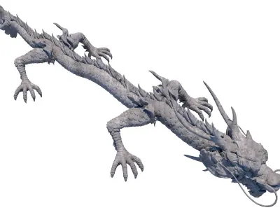 Sculpture-001 dragon 3D model