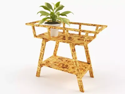 flower bad 3D model