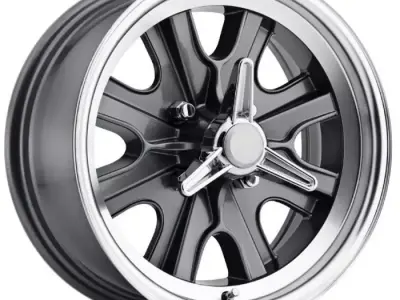 Legendary Wheel Co HB45 Alloy Wheel 17x7 CharcoalMachined  3D model