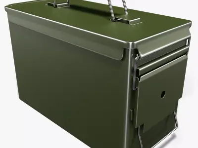 Metal Ammunition Case 3D model