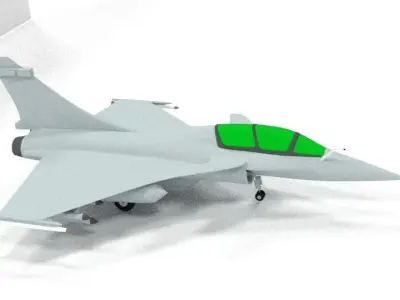 Dassault Rafale Free 3D model