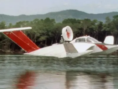 Airfish 3 WIG boat Ekranoplan 3D print model