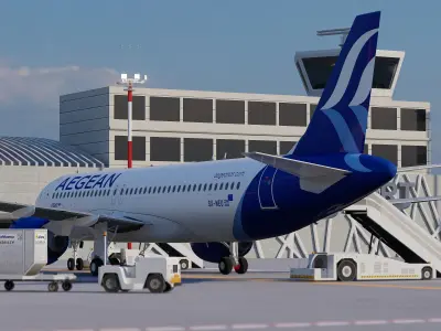 Airport Collection with Interior 3D model