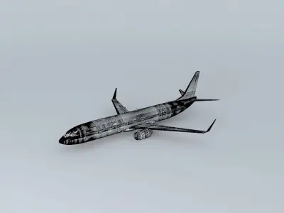 airplane passenger Free 3D model
