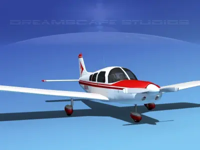 Piper PA-28-235 Cherokee  V15 3D model