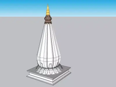 indian dome detail 3D model