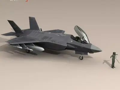 F35A - USAF 3D model