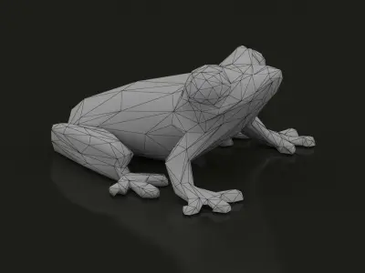 Low Poly Tree Frog Low-poly 3D model