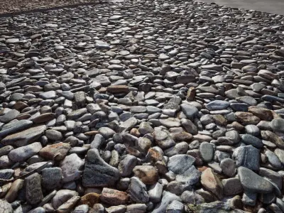 UE Gravel soil materials part 01 Low-poly 3D model