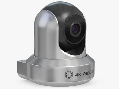 Web Camera 5 Silver 3D model