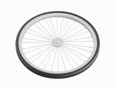 Bicycle Tire 03 Low-poly 3D model