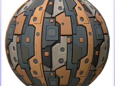 SciFi Seamless Texture Texture 75