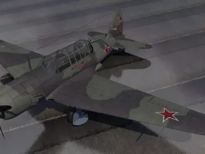 Sukhoi Su-2M-82 3D model