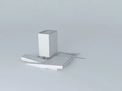 Social headquarters of Caja Badajoz Badajoz Free 3D model