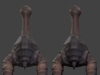 Galapagos Tortoise Low-poly model 3D model