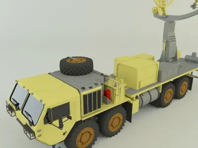 Assy hemtt A4 with radar 2 3D model