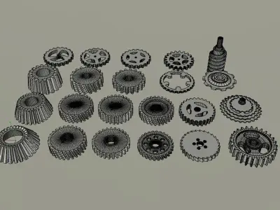 gear gears 3D model
