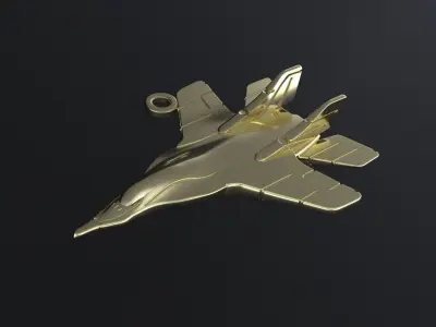 Aircraft fighter Plane 3D print or CNC model 3D print model