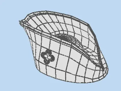 Hat - Tricorne 3D model