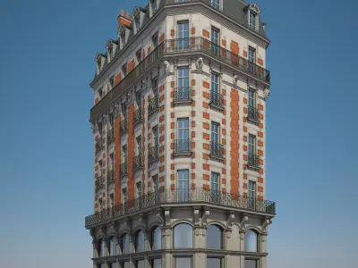 Old Building XII 3D model