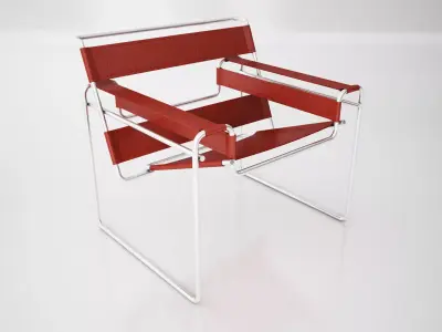 Knoll Wassily Chair 01 Free 3D model
