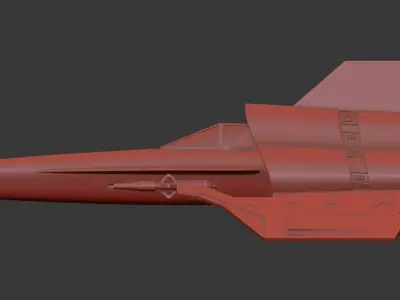 3D model of a spacecraft or futuristic 3D model