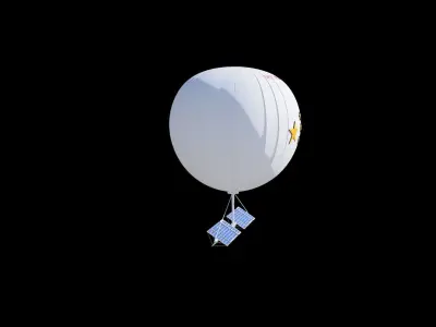 Not Spy Balloon That Was Shot Down With AIM-9X Sidewinder 3D print model