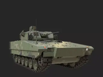 4 coatings of NORINCO GROUP VN17 Infantry fighting vehicle IFV Low-poly 3D model