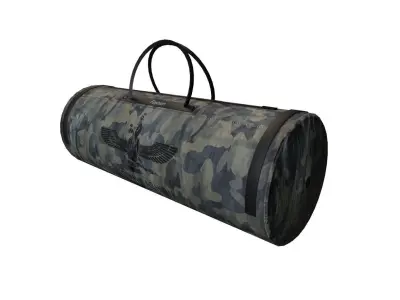 military backpack-bag sport Low-poly 3D model