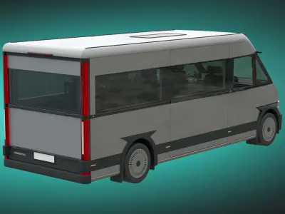EV Prototype 1 Minibus 3D model
