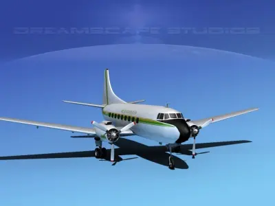Martin 202 Air Travelers Club 3D model