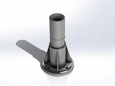 Base de Fixacao Schneider XVBZ02 Fixing Base 3D model