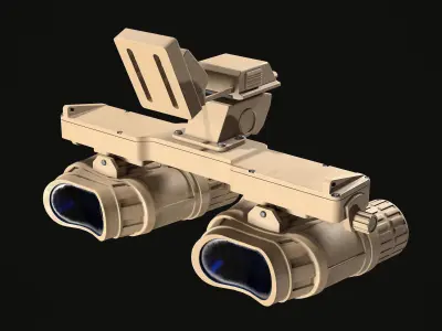 Night Vision Goggles PBG Game Ready Low-poly 3D model