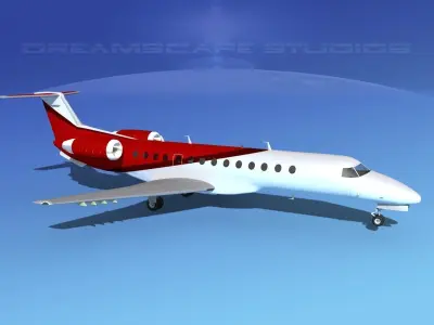Embraer ERJ-135 Corporate 1 3D model