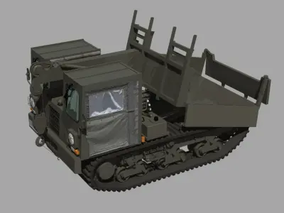 JGSDF Material carrier 2set 3D model