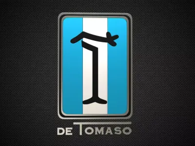 de tomaso logo 3D model
