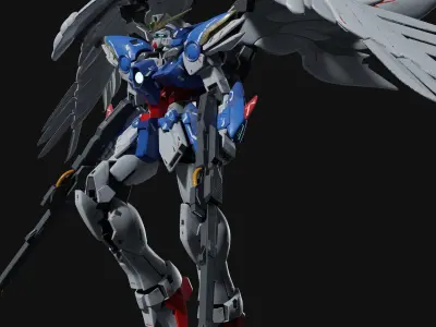 EW Wing Gundam 0 3D model