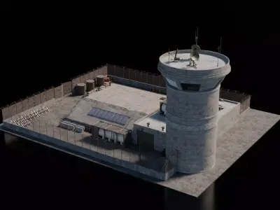 Warzone - Bunker 3D model