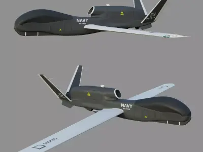 Global Hawk RQ-4A 3D model