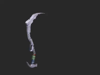 Machete Low Poly sword Low-poly 3D model