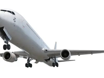 Boeing 767-400 3D model