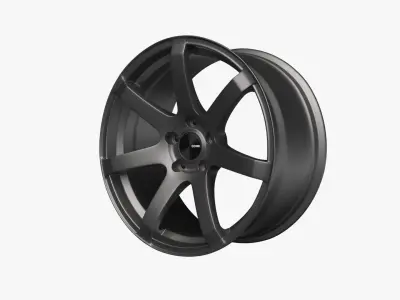 Enkei PF07 Wheel Rim 3D model