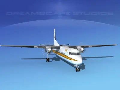 Fokker F-60 Buzy Bee 3D model
