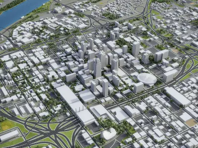 Kansas Low-poly 3D model