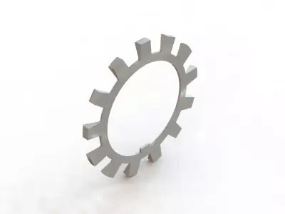 Arruela Trava SKF Lock Washer MB 10 3D model